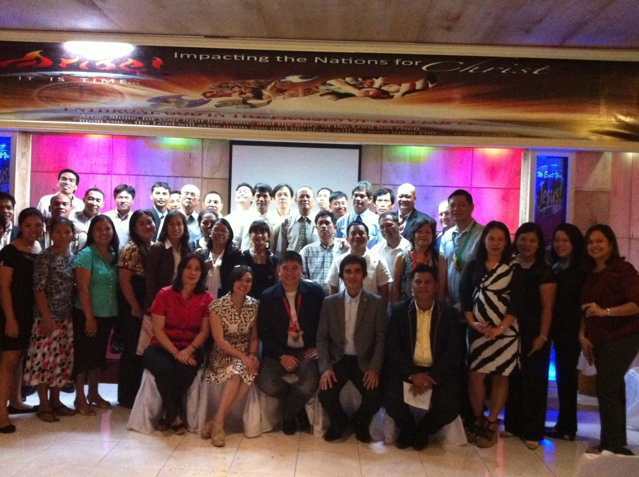 The pastors and leaders of the Visayas Region, headed by Ptr. Lito Anabo.