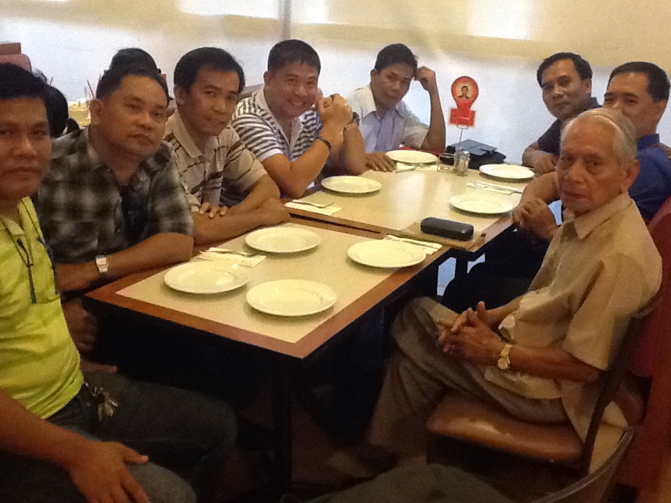 The North Luzon Region Representatives at Pizza hut