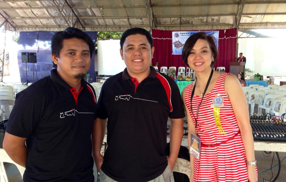 Arnel, on the left, is a music pastor, the multimedia ministry head, and a keyboardist. Edsel, on the center, is the audio ministry head and a bass player.