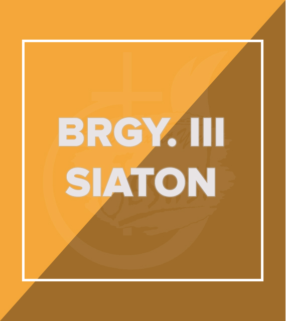 COG BRGY. III SIATON